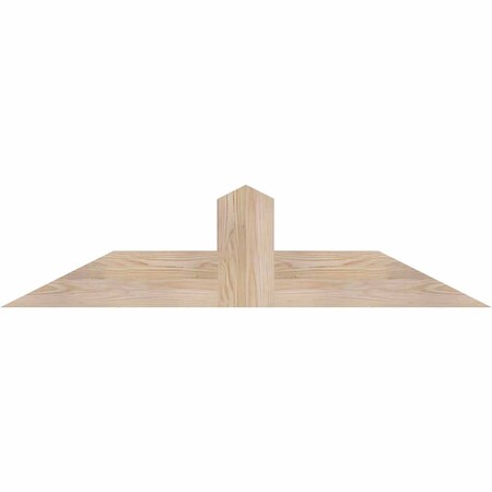 Ekena Millwork Portland Smooth Timber Gable Bracket, Douglas Fir, 48"W x 12"H x 5 1/2"D x 5 1/2"F, 6/12 Pitch GBW048X12X0606POR00SDF